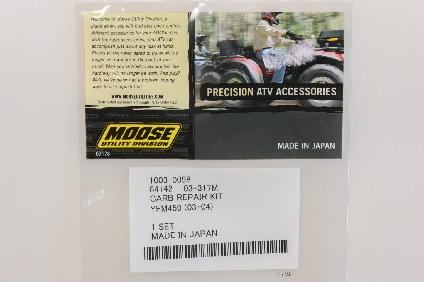 Moose Utility 1003-0098, 03-317M Carburetor Repair Kit NOS