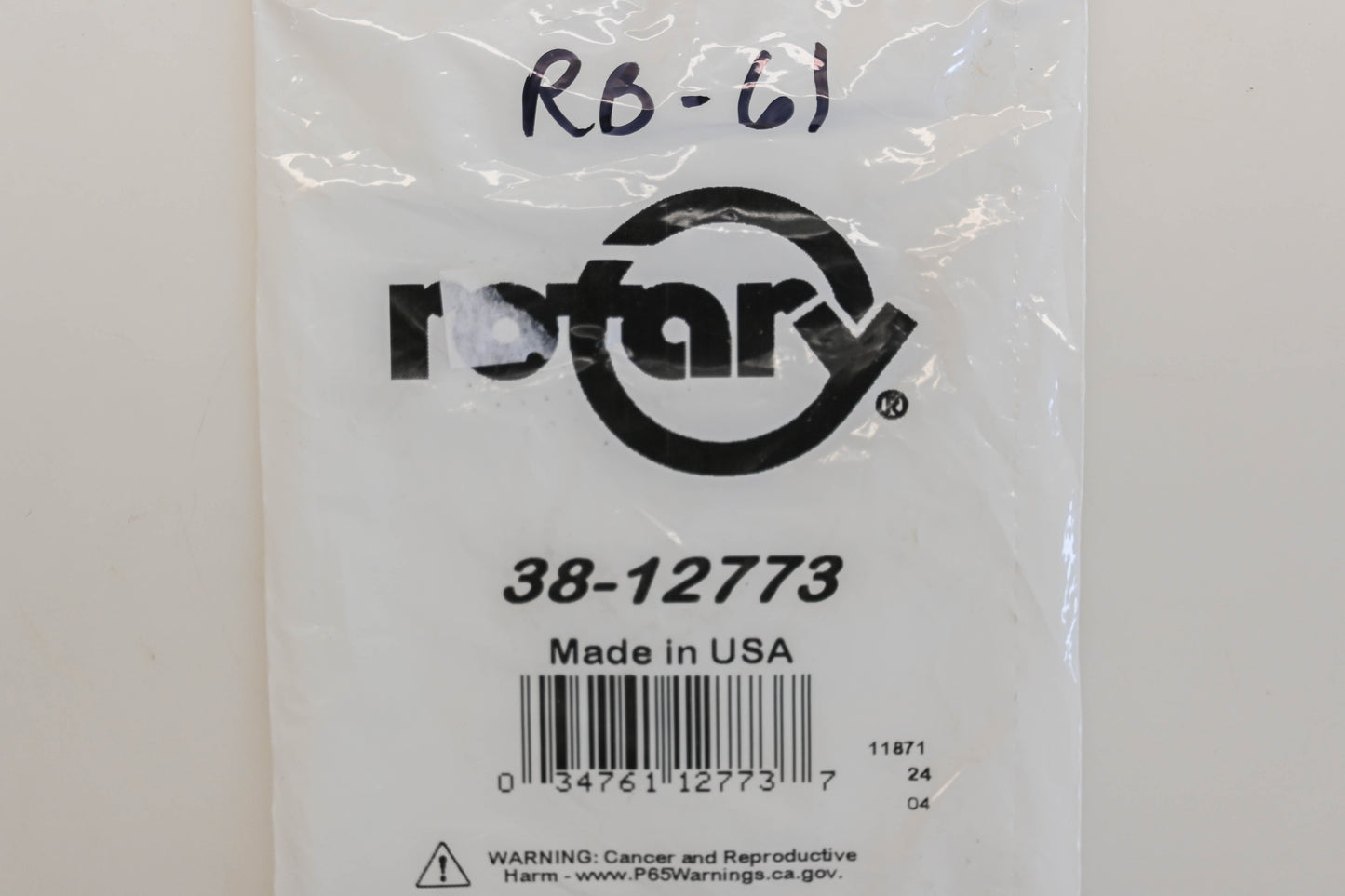 Rotary 38-12773, RB-61 Carburetor Repair Kit NOS