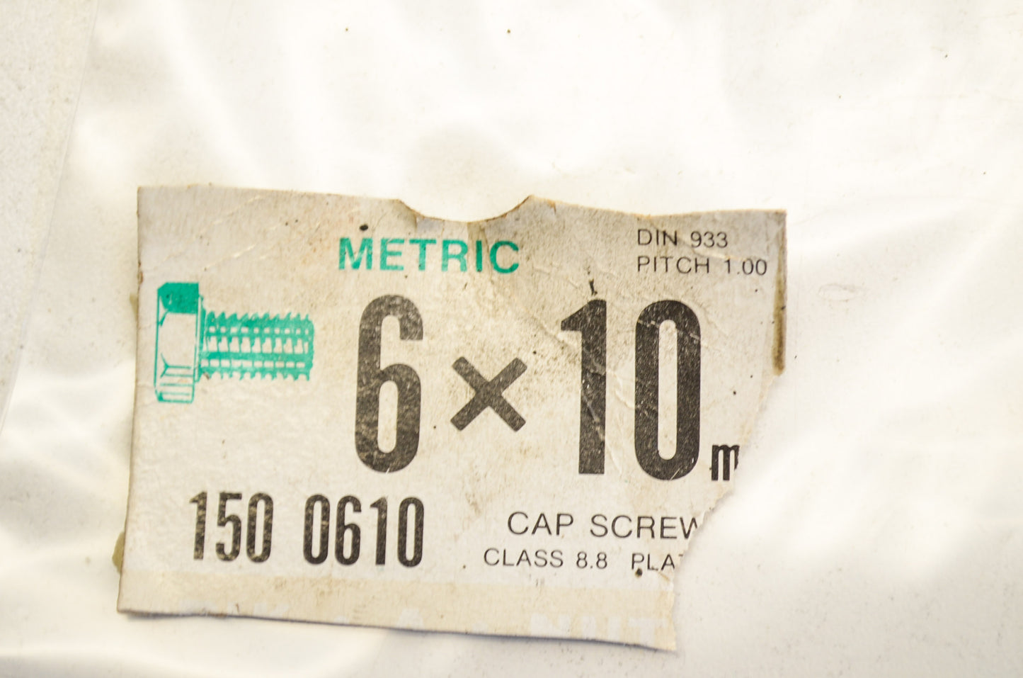 Dorman 150-0610 Cap Screw 6x10mm Qty 20 NOS