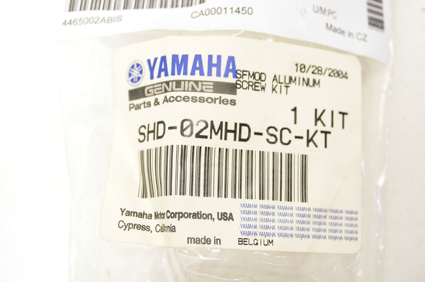 Aluminum Screw Kit NOS