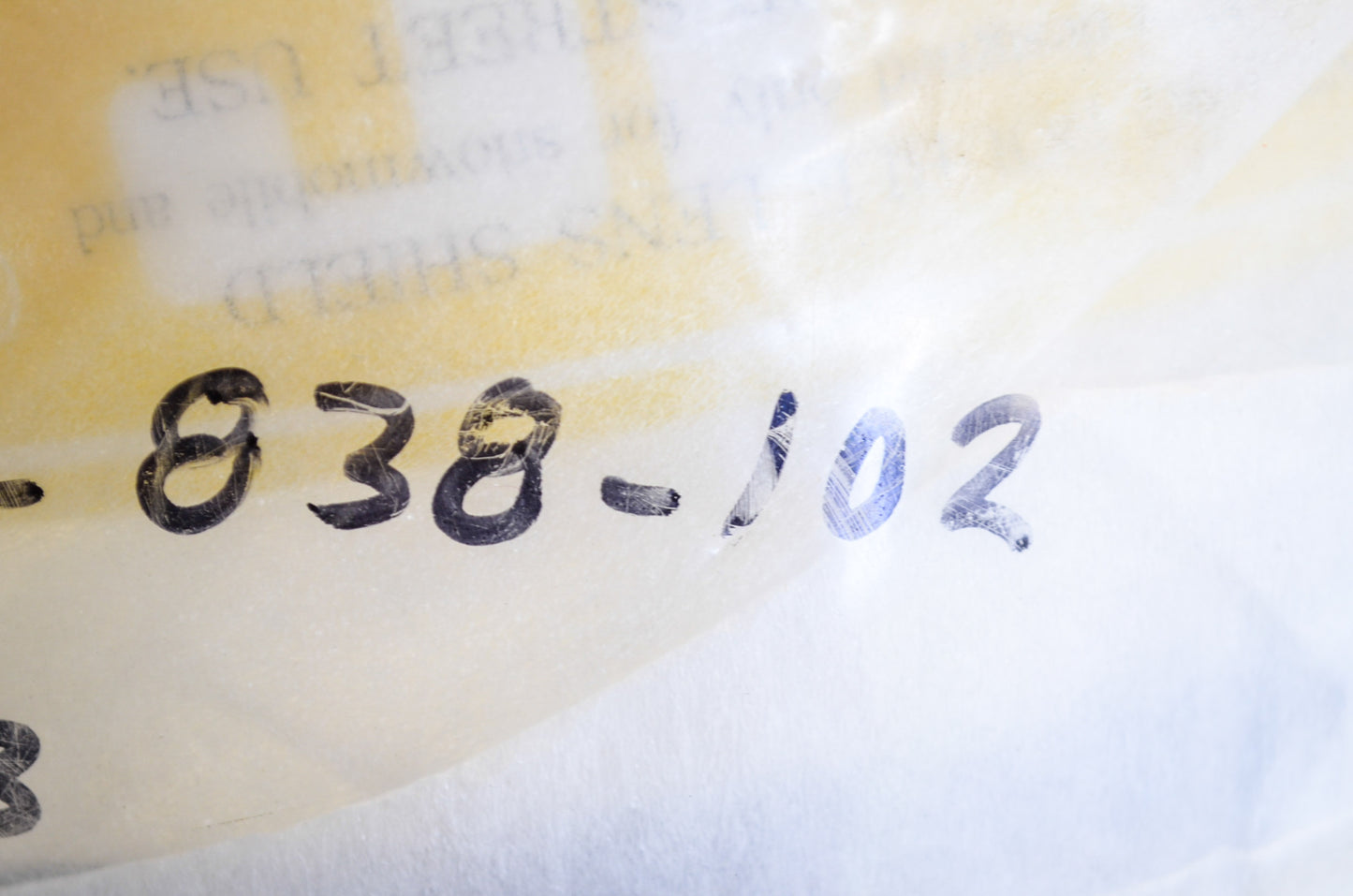 HJC 838-102 Anti Fog Double Lens Clear Face Shield NOS