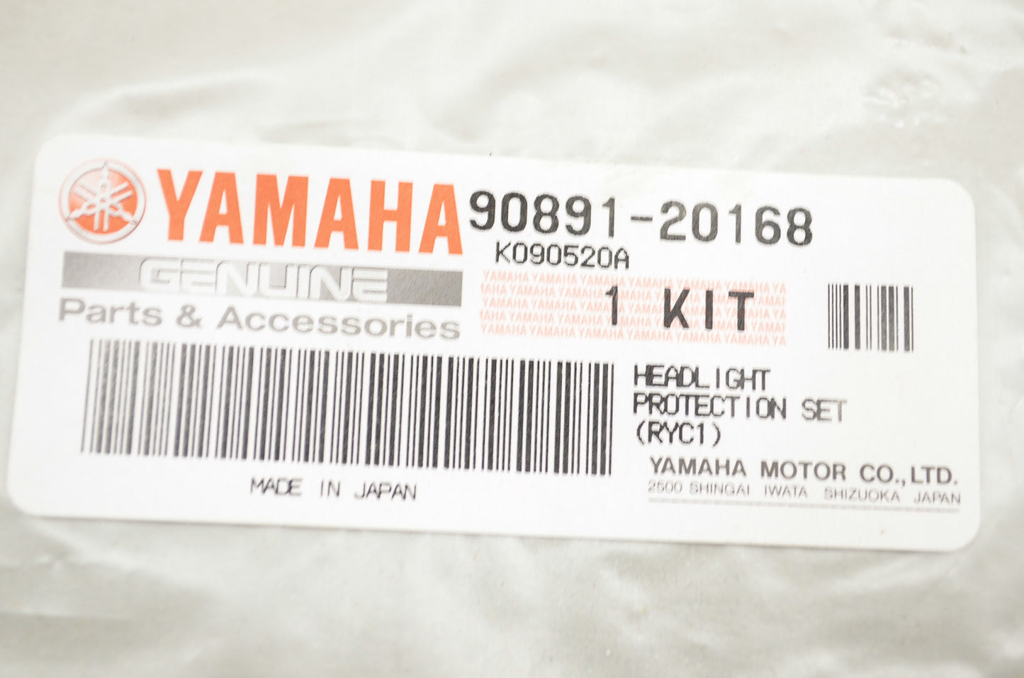 OEM Yamaha 90891-20168-00 Headlight Protection NOS