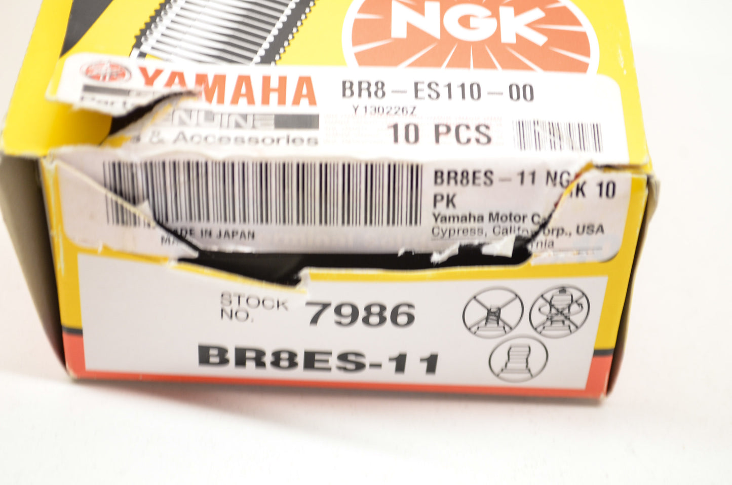 Spark Plugs Set Qty 10 NOS