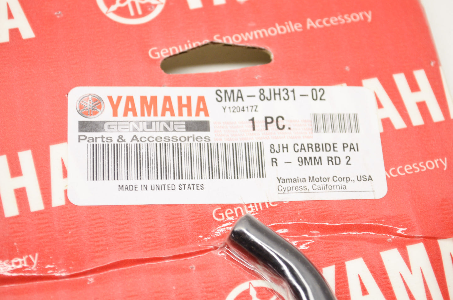 NEW OEM Yamaha 8JH Carbide Pair 9mm NOS