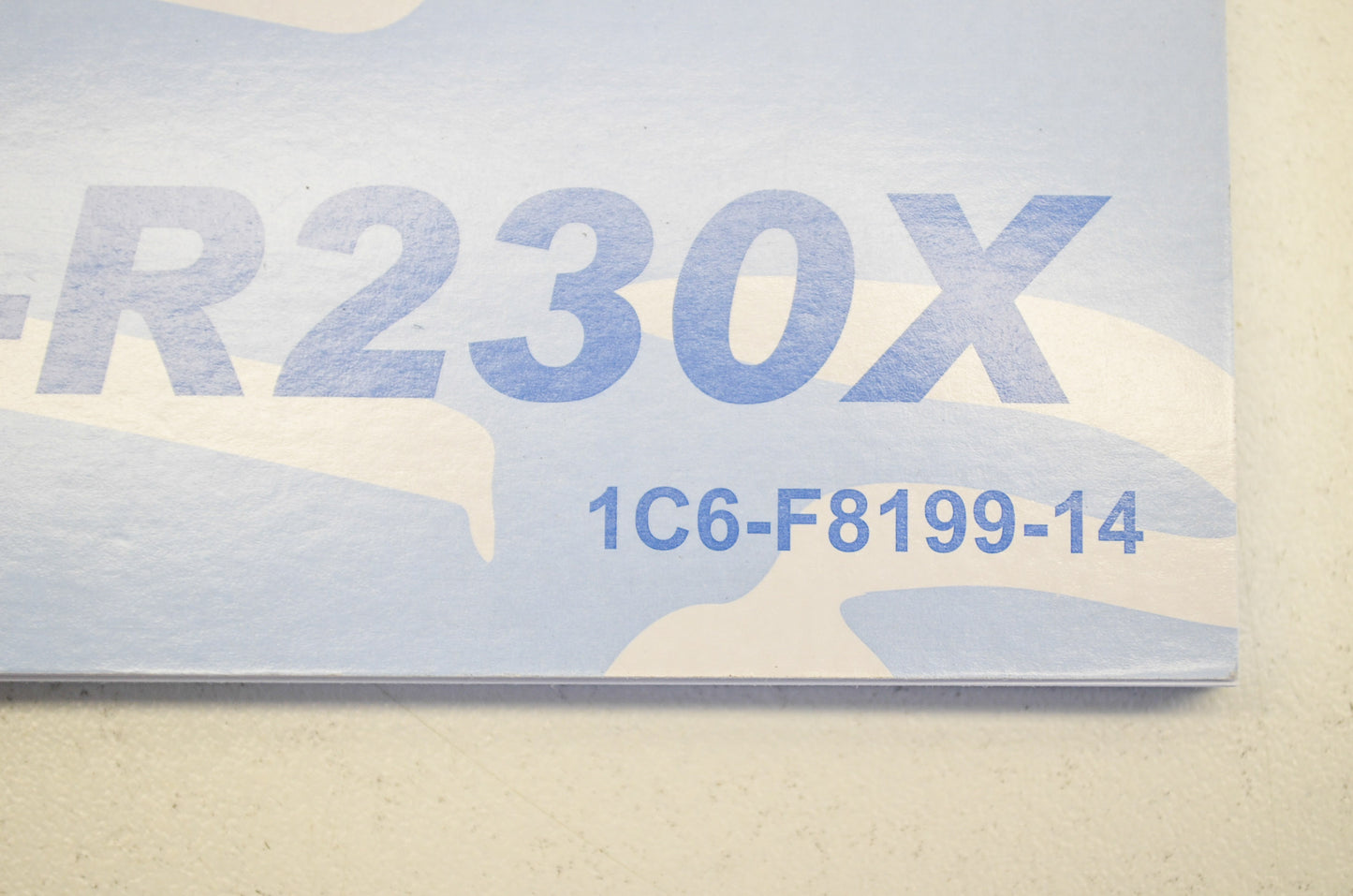 New OEM Yamaha TT-R230X Owner's Manual NOS