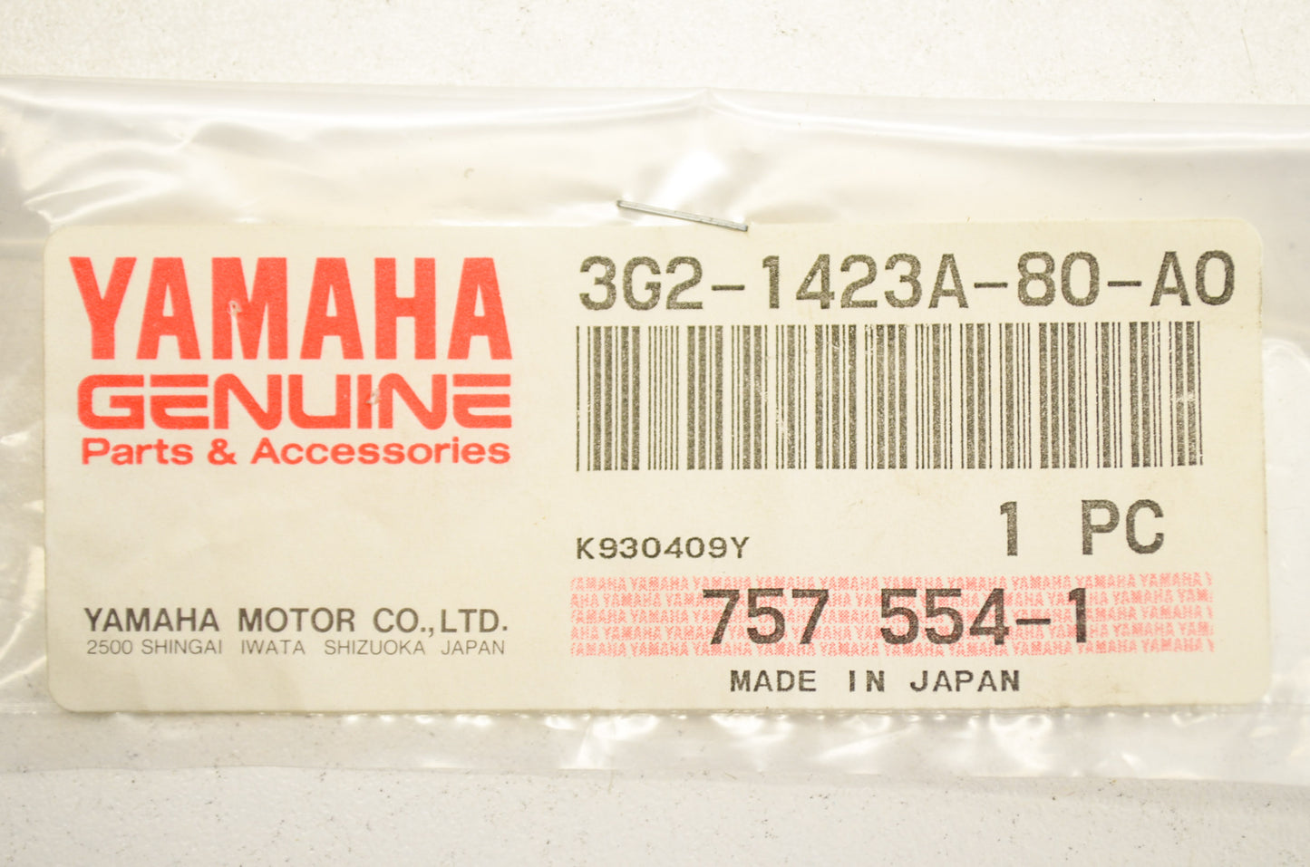 OEM Yamaha 3G2-1423A-80-A0 Main Jet (#147.5) NOS