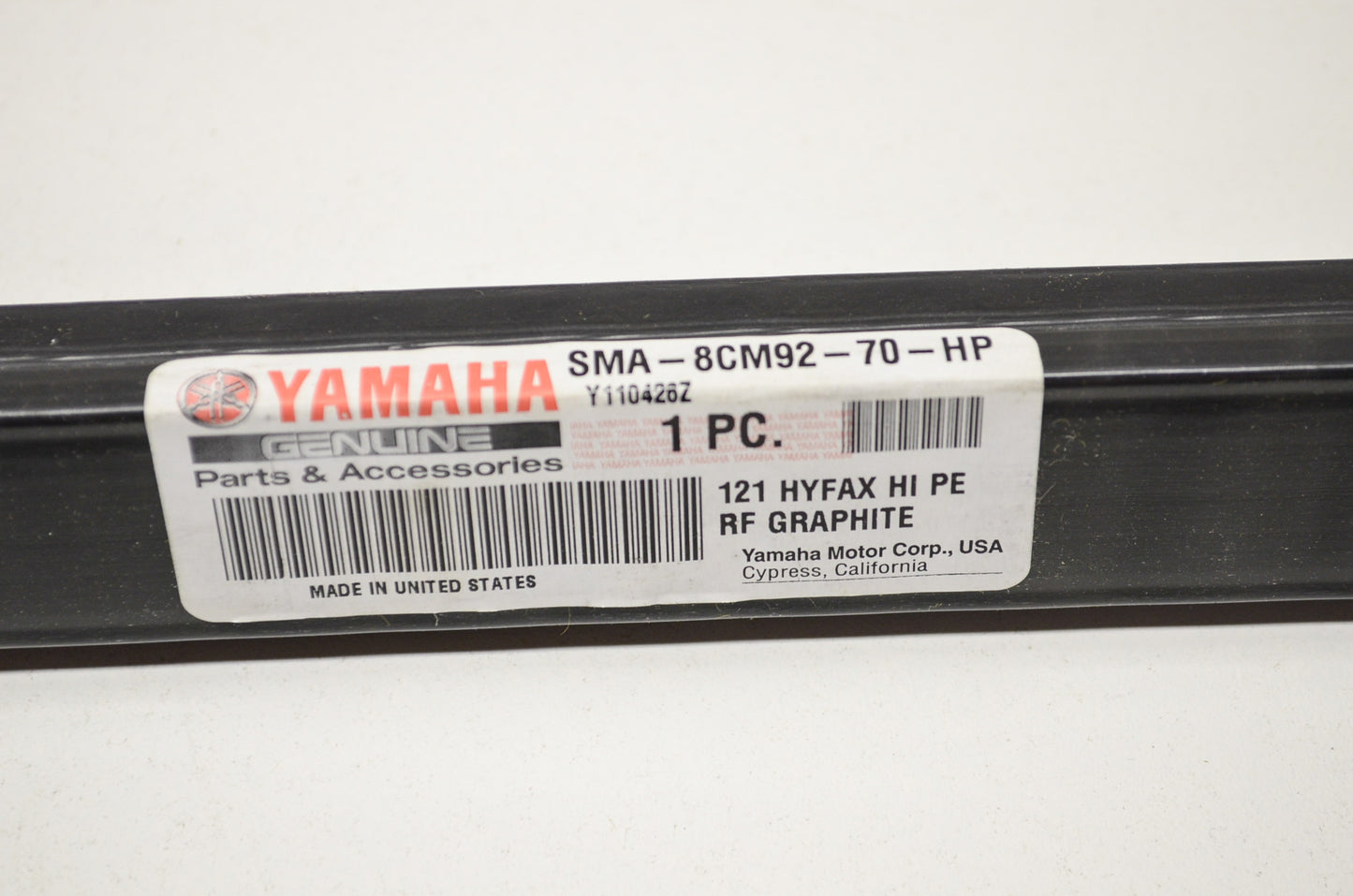 NEW OEM Yamaha Runners QTY 2 121 Hyfax HI Perf Graphite NOS