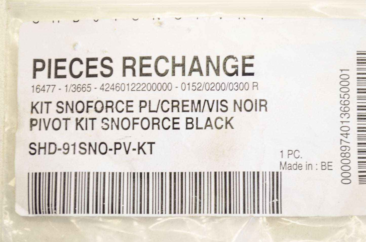 New OEM Yamaha Snowforce Helmet Pivot Kit Black NOS