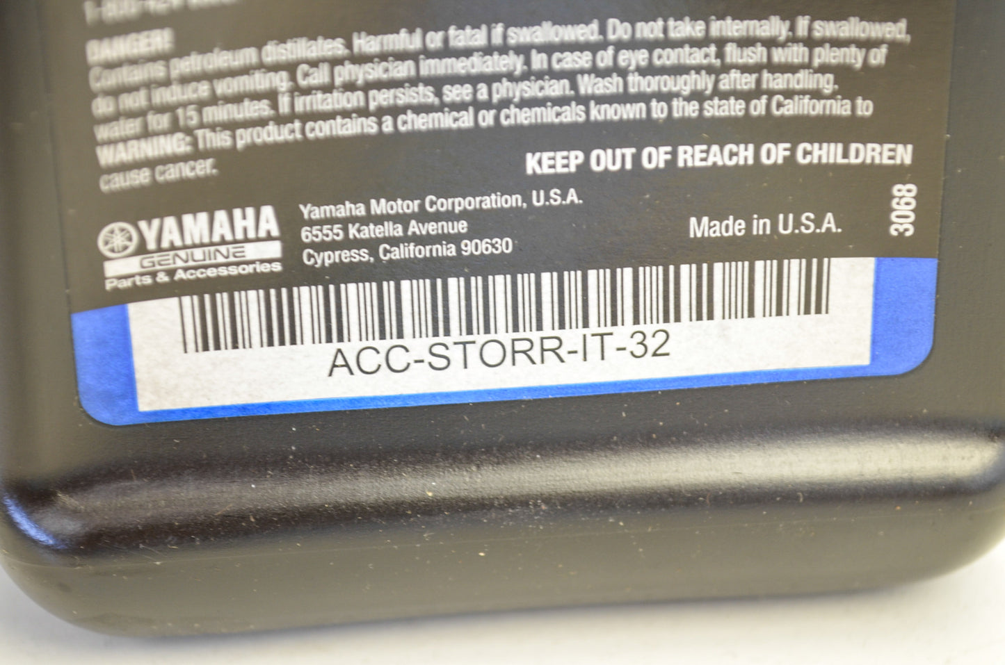 New OEM Yamaha Yamalube EFI Engine Storage Fogging Oil 1 Qt NOS