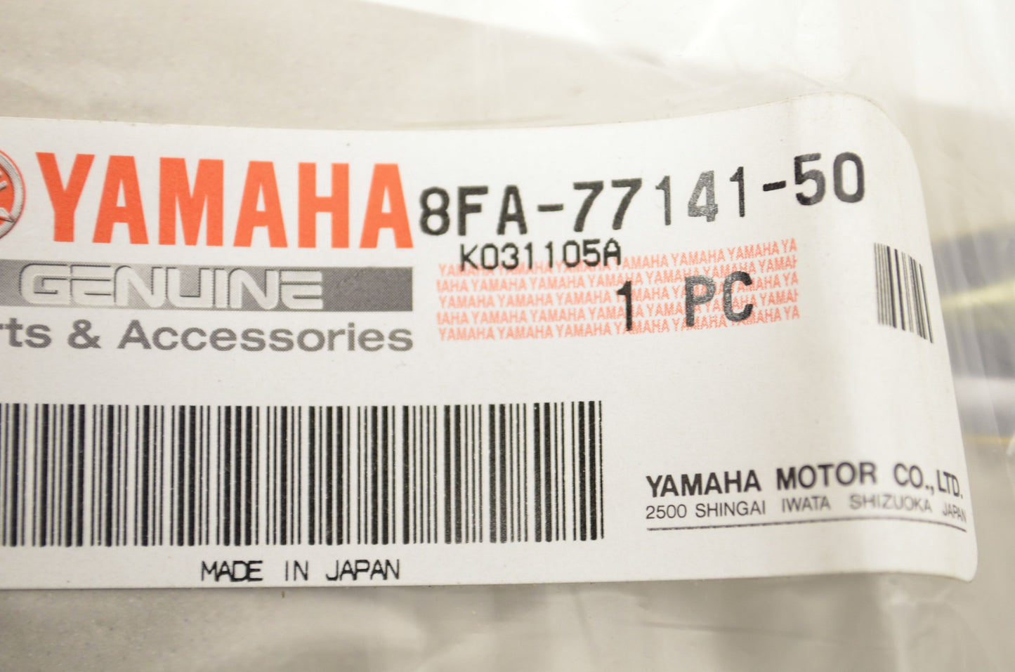 OEM Yamaha 8FA-77141-50-00 Emblem 1 NOS