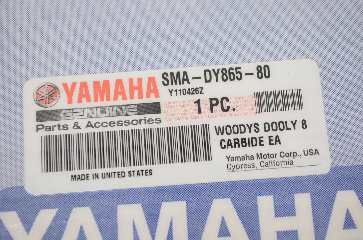 NEW OEM Yamaha Carbide Dooly 8' NOS