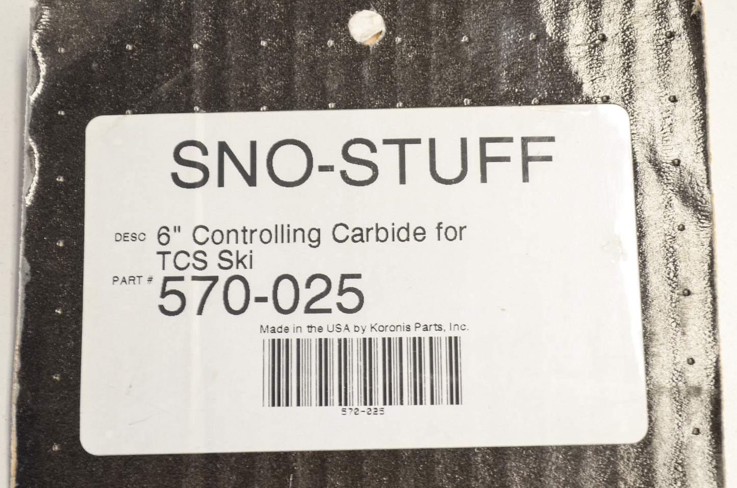 6' Controlling Carbide for TCS Ski NOS