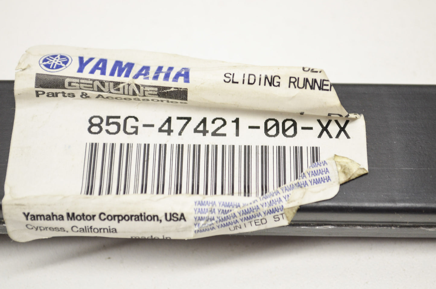 OEM Yamaha 85G-47421-00-XX Sliding Runner Qty 2 NOS