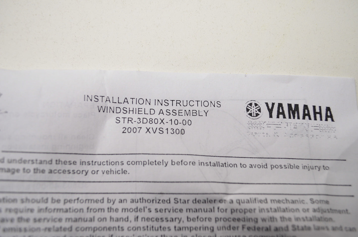 Windshield Assembly NOS