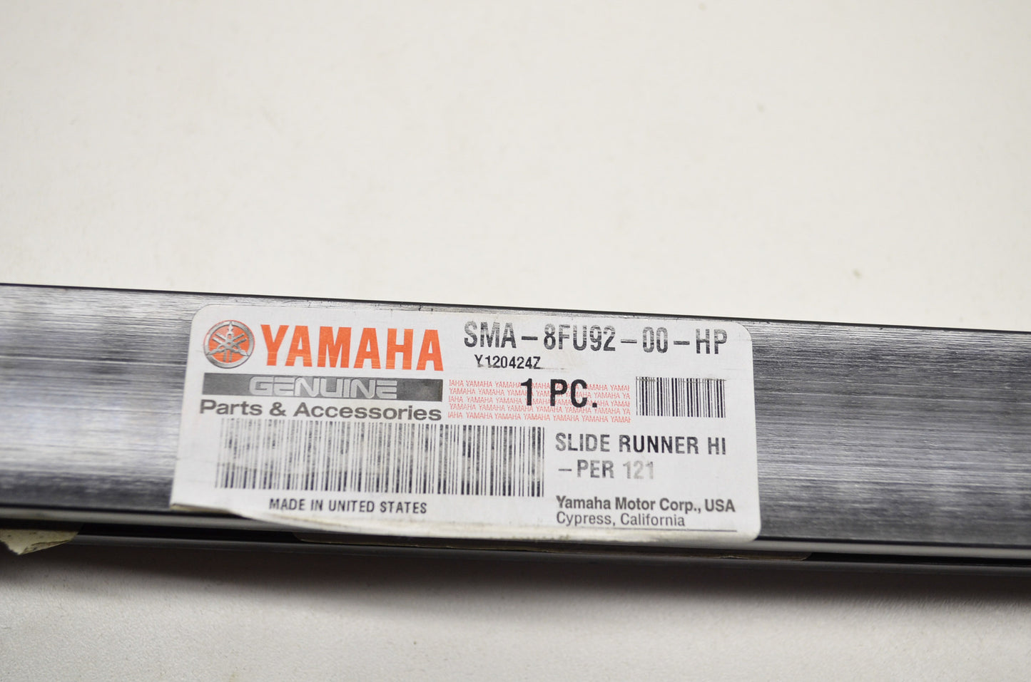 OEM Yamaha SMA-8FU92-00-HP Hi-Performance Black Slider Runner Qty 2 NOS