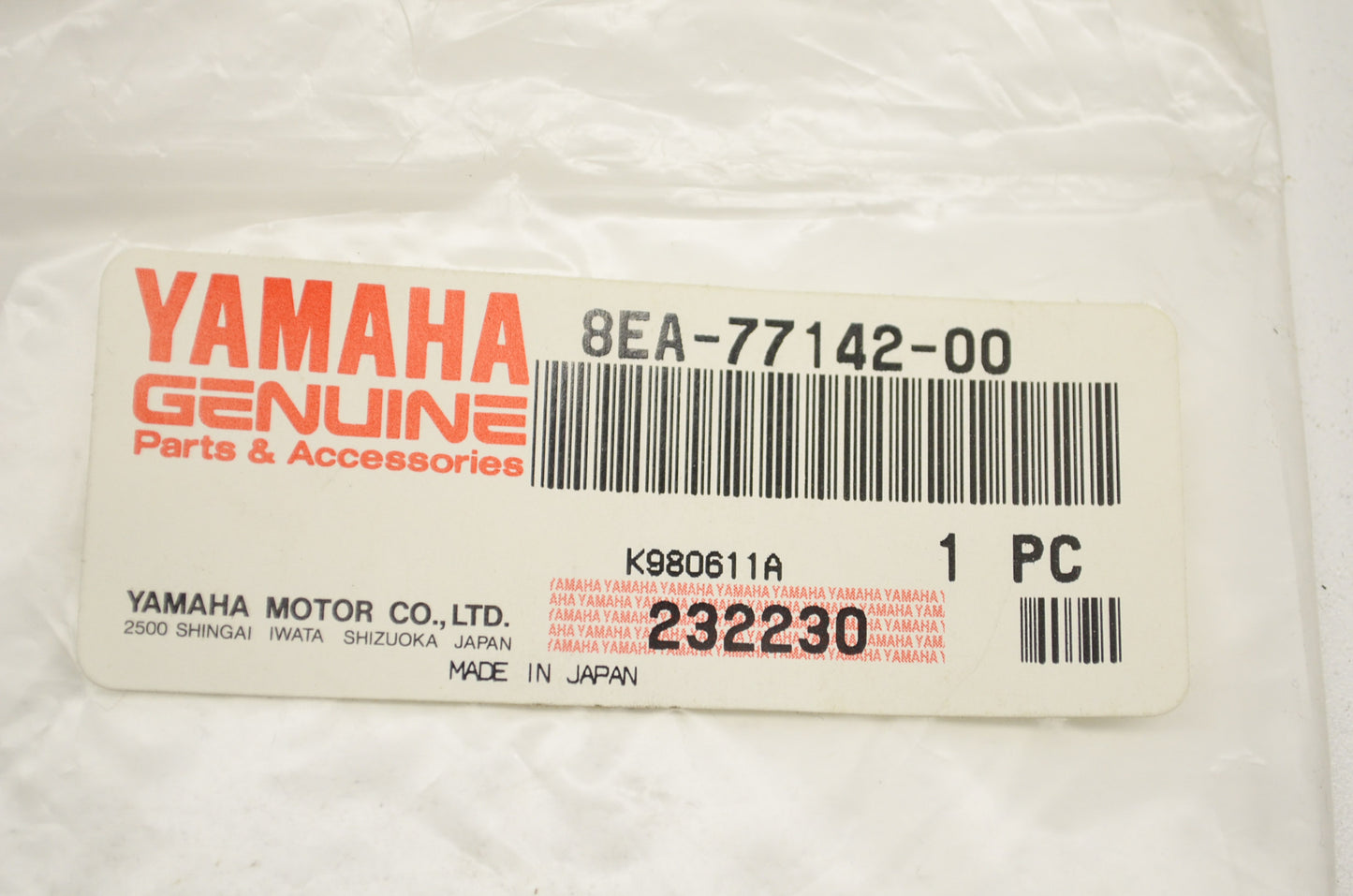 OEM Yamaha 8EA-77142-00-00 Emblem 2 NOS