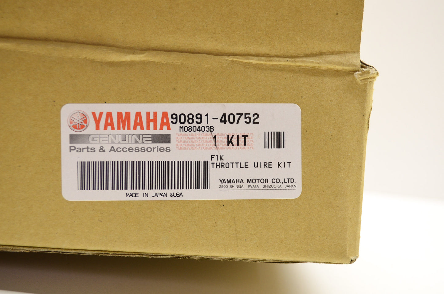 OEM Yamaha 90891-40752-00 Throttle Wire Cable Kit Waverunner