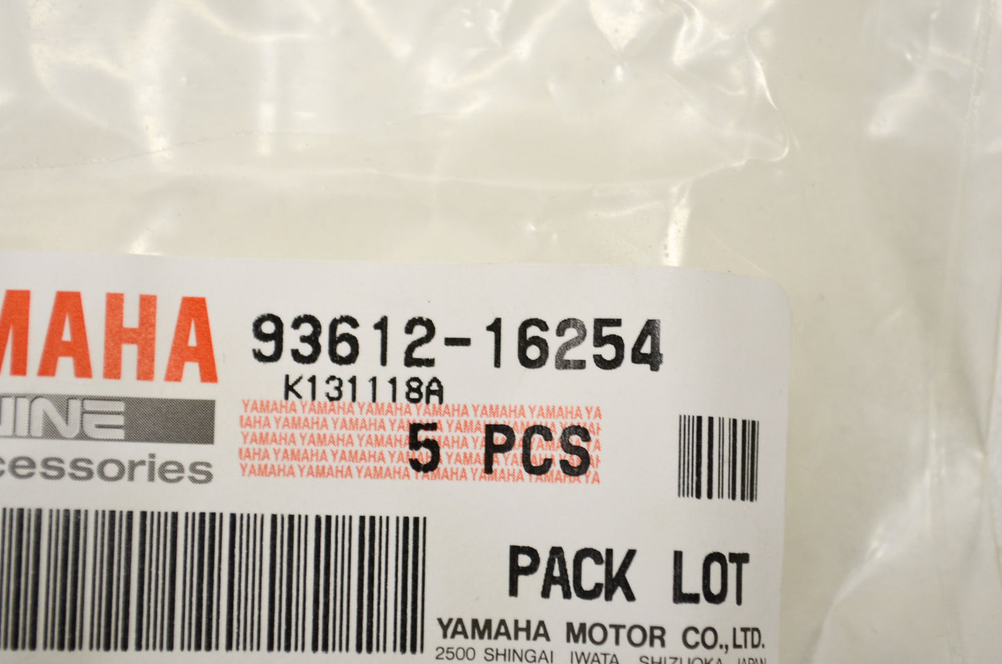 OEM Yamaha 93612-16254-00 Dowel Pin Qty 2 NOS