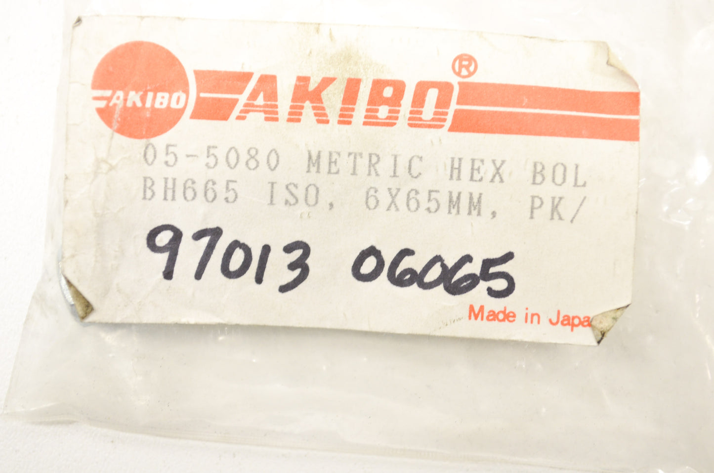 OEM Yamaha 97013-06065-00 Bolt (62J) Qty 2 NOS