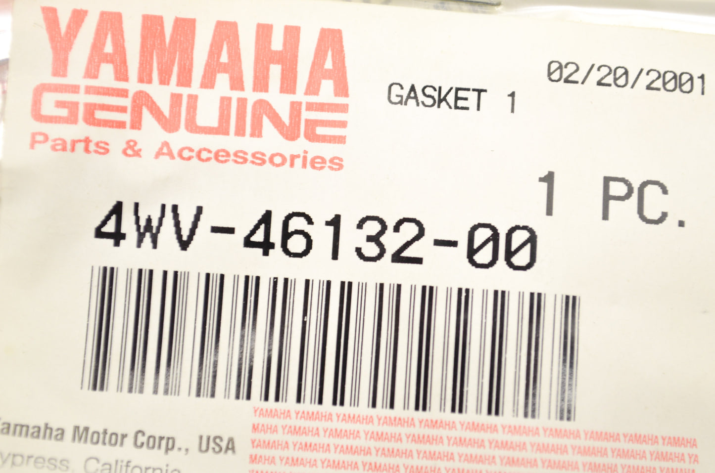 Gasket 1 NOS