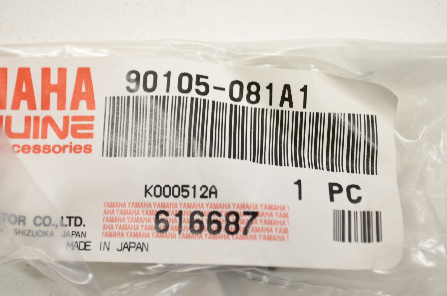 OEM Yamaha 90105-081A1-00 Washer Based Bolt Qty 2 NOS