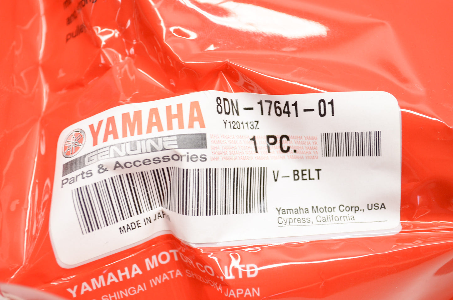 OEM Yamaha 8DN-17641-01-00 V-Belt NOS