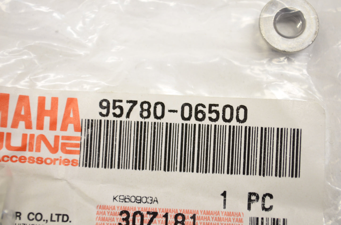 OEM Yamaha 95780-06500-00 Flange Nut Qty 2 NOS