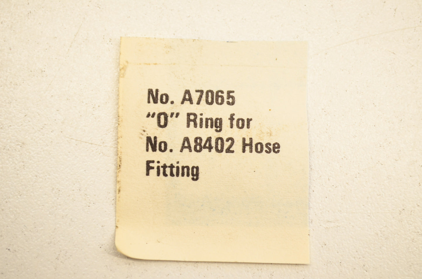 Everco A7065 O-Ring Qty 5 NOS