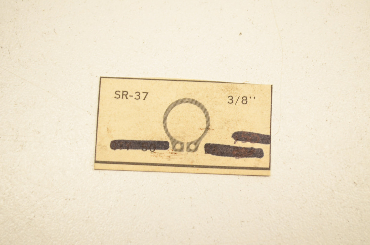 Aftermarket SR-37 Snap Ring 3/8" Qty 10 NOS