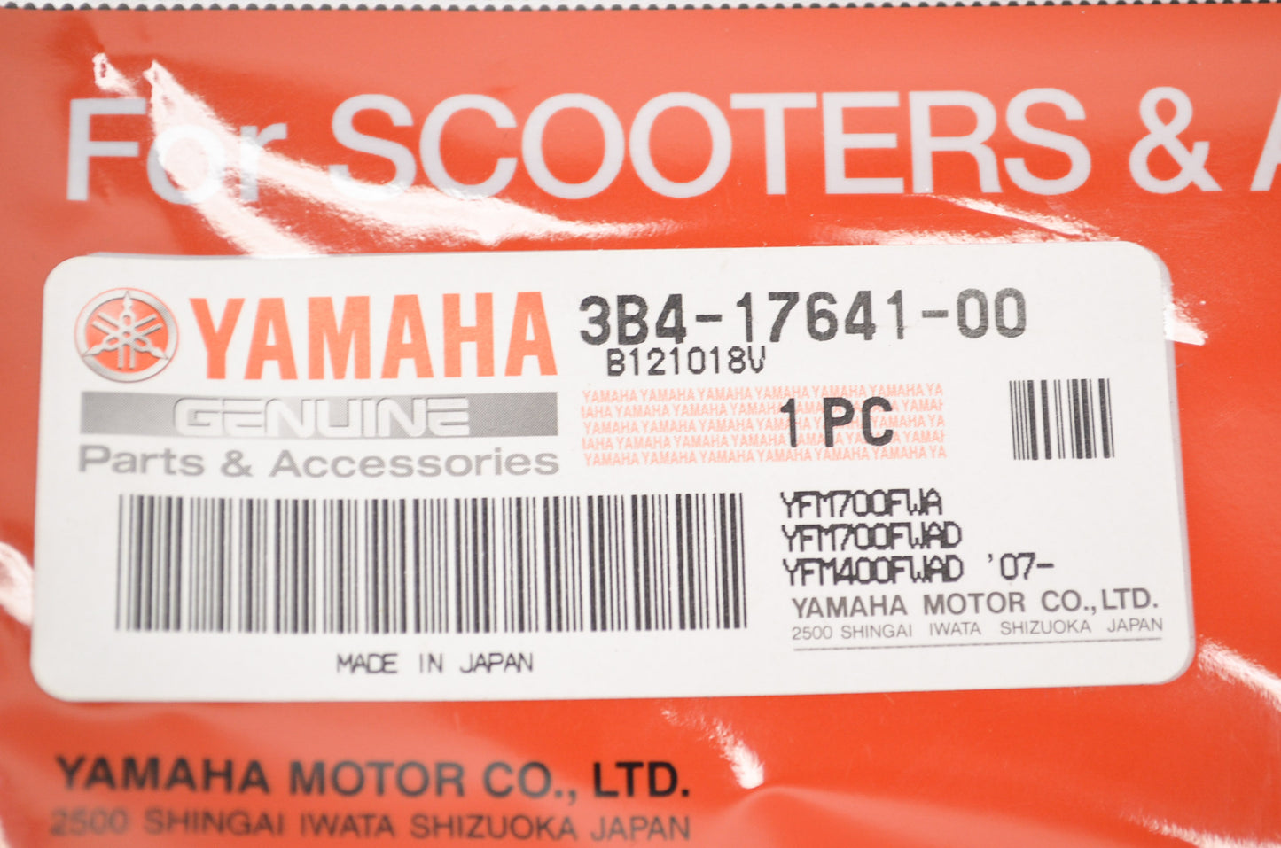 OEM Yamaha 3B4-17641-00-00 V-Belt NOS