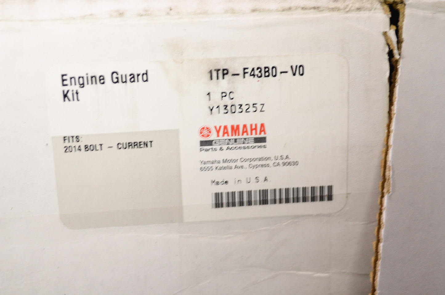 OEM Yamaha 1TP-F43B0-V0-00 Engine Guard Kit NOS