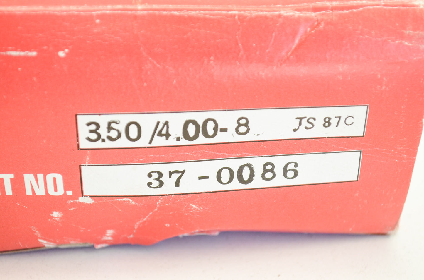 New Bike Master Inner Tube 3.5/4.00-8 JS87C NOS