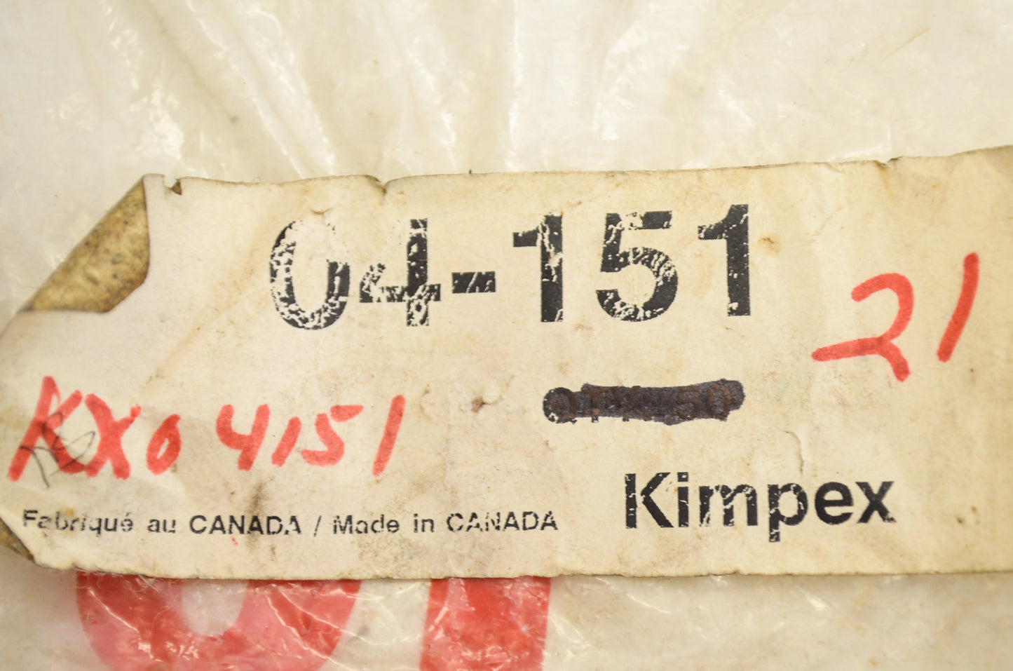 Kimpex 04-151, KX04151 Track Clip NOS