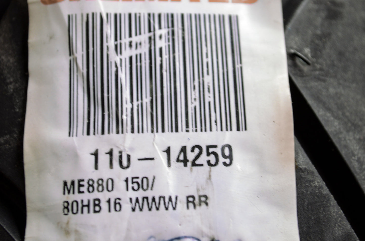New Metzeler ME880 Marathon Rear Tire 150/80 B16 M/C 71H