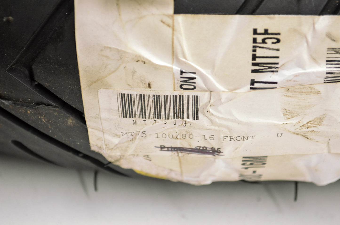 New Pirelli MT75 Front Tire 100/80-16 M/C 50T