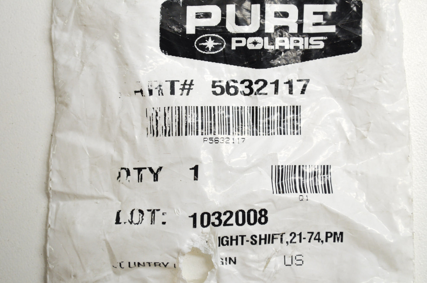 OEM Polaris 5632117 Shift Weight 21-74 PM NOS
