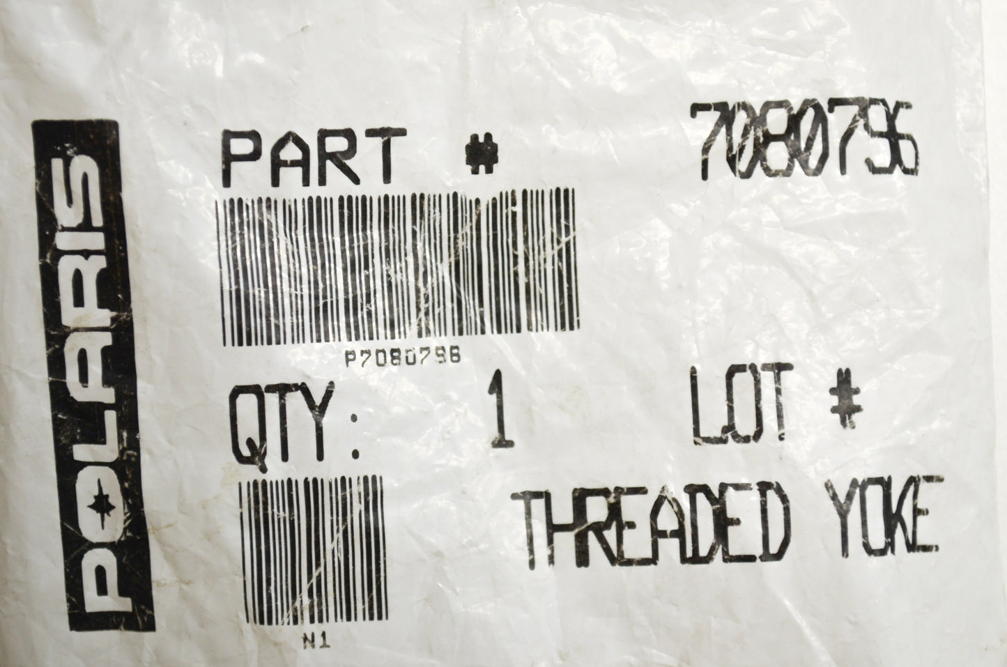 OEM Polaris 7080796 Threaded Clevis Qty 2 NOS