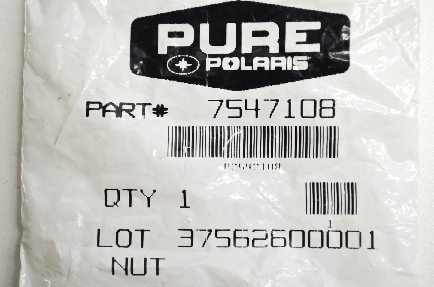 OEM Polaris 7547108 Nut Qty 5 NOS