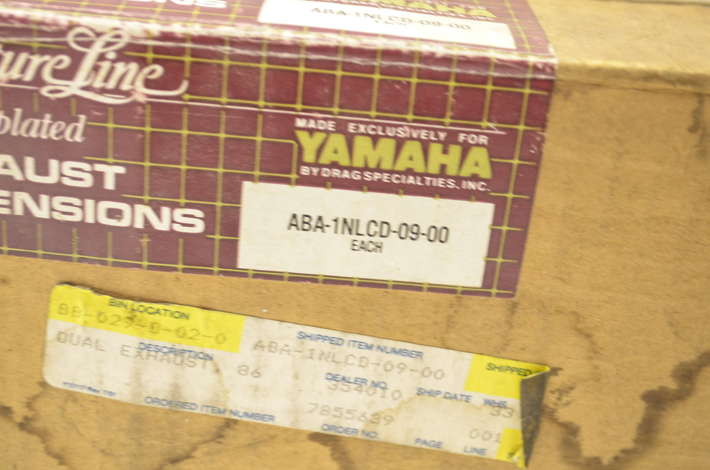 OEM Yamaha ABA-1NLCD-09-00 Dual Exhaust NOS