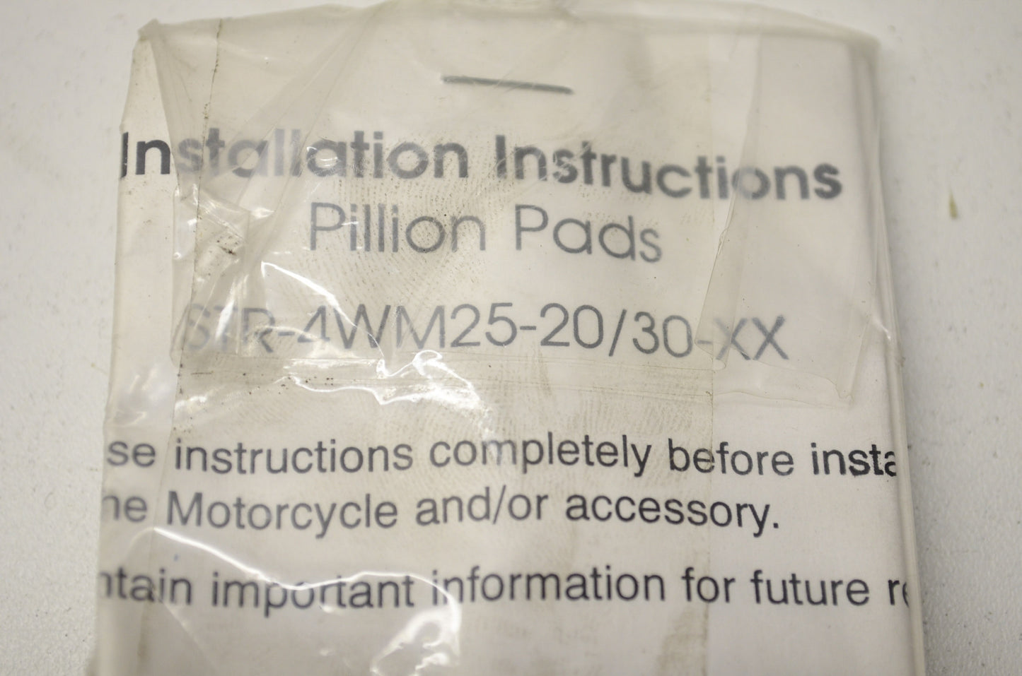 Road Star Black Comfort Cruise Pillion Pad NOS