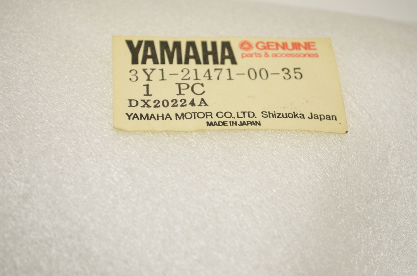 OEM Yamaha 3Y1-21471-00-35 Engine Protector NOS