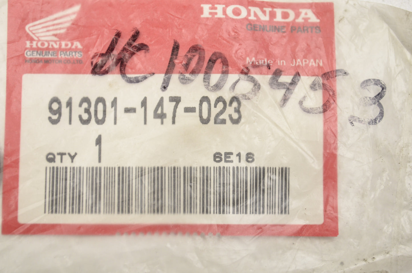 OEM Honda 91301-147-023 O-Ring (18.3X2.3) Qty 2 NOS