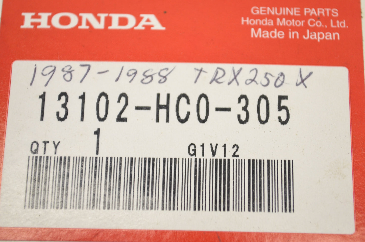 OEM Honda 13102-HC0-305 Piston (OS) (0.25) NOS
