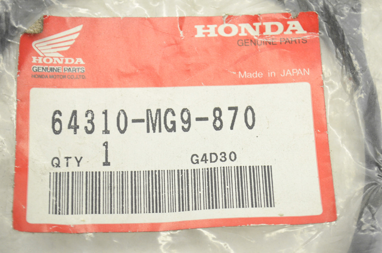 OEM Honda 64310-MG9-870 Speaker Spacer NOS