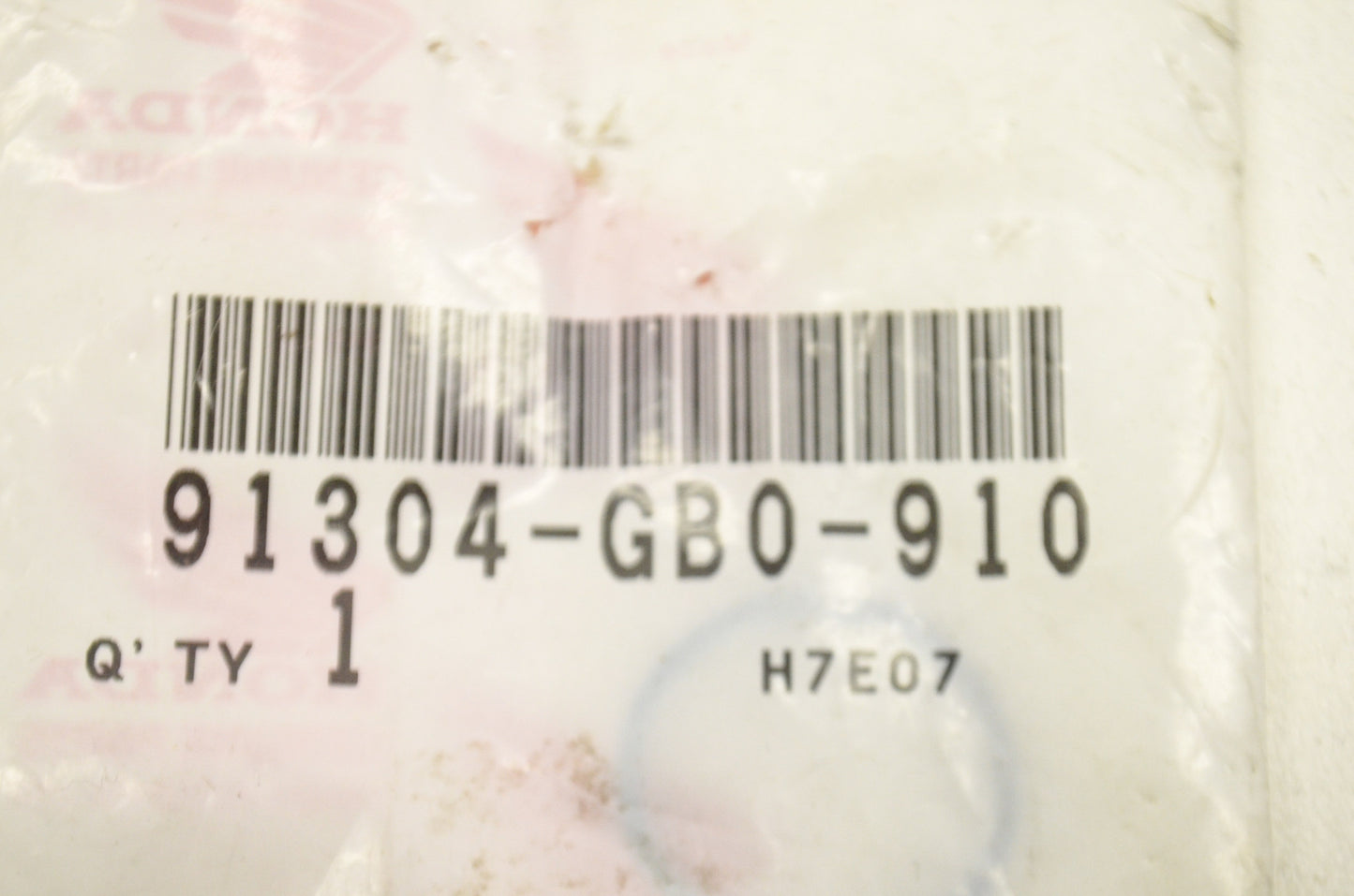 OEM Honda 91304-GB0-910 O-Ring (20.6X1.9) NOS