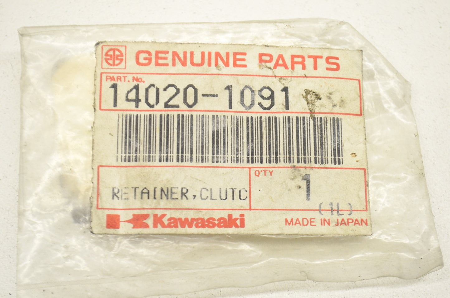 OEM Kawasaki 14020-1091 Clutch Release Retainer NOS