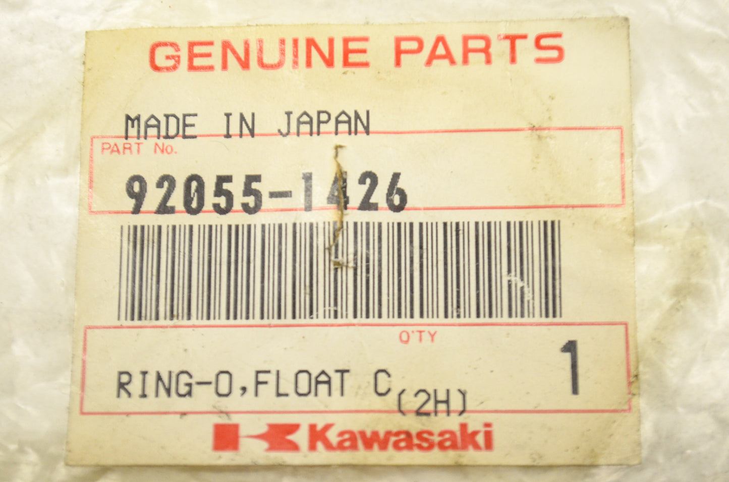 New OEM Kawasaki Float O-ring Ninja ZX 600 700 1000 1100 NOS