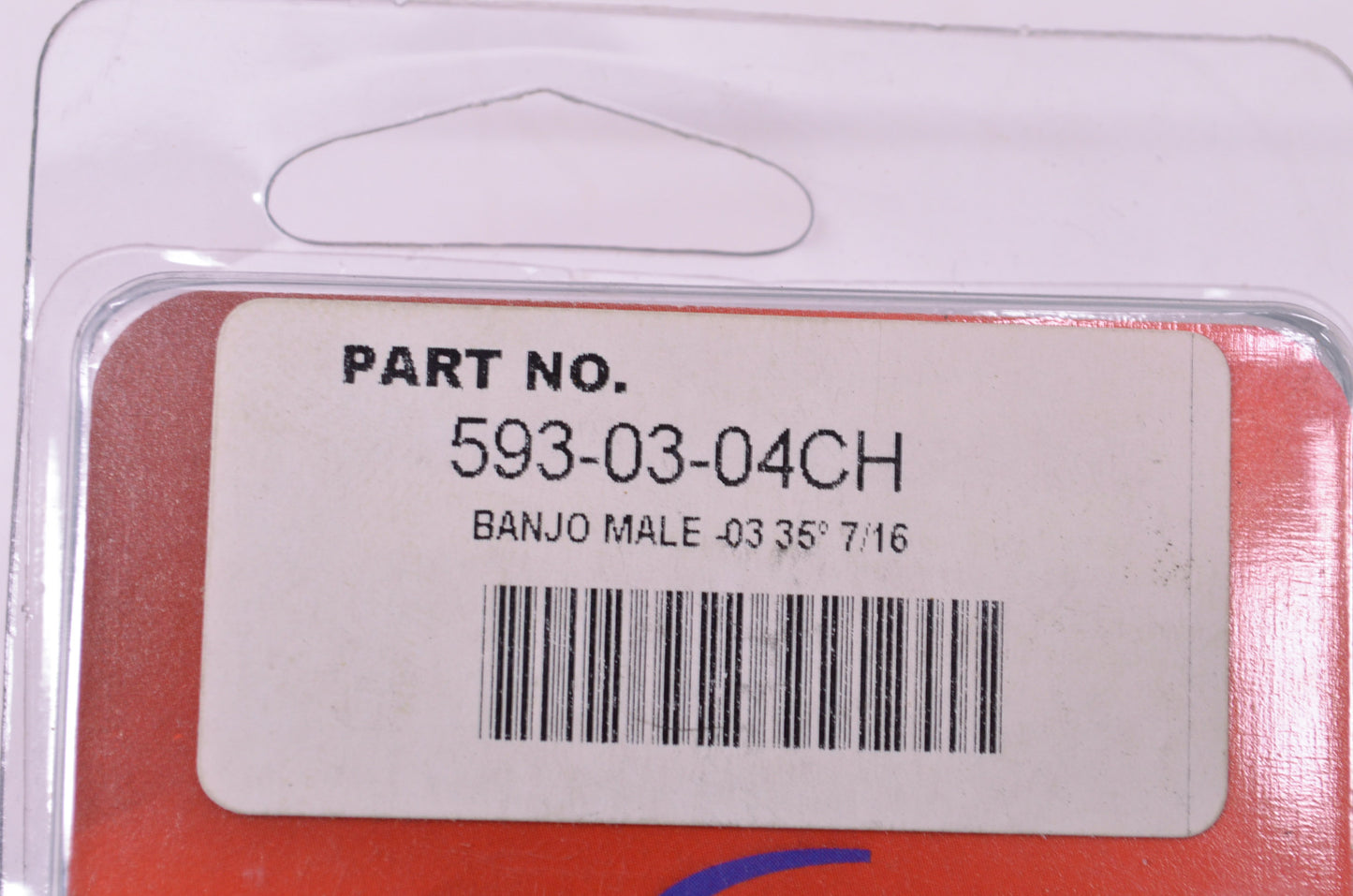 New Goodridge 35 Deg 7/16 Banjo Chrome NOS