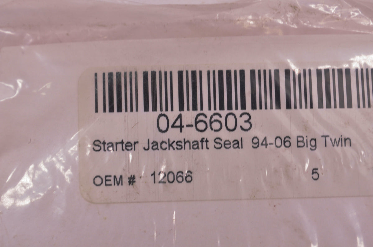 Twin Power 04-6603, 12066 Starter Jackshaft Seal Qty 5 NOS