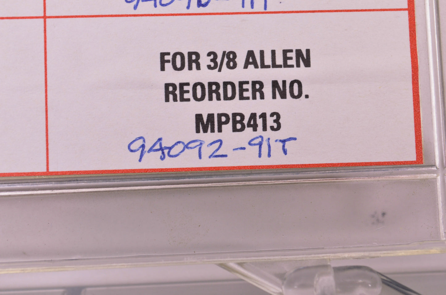 3/8 Allen Hole Plug Qty 12 NOS